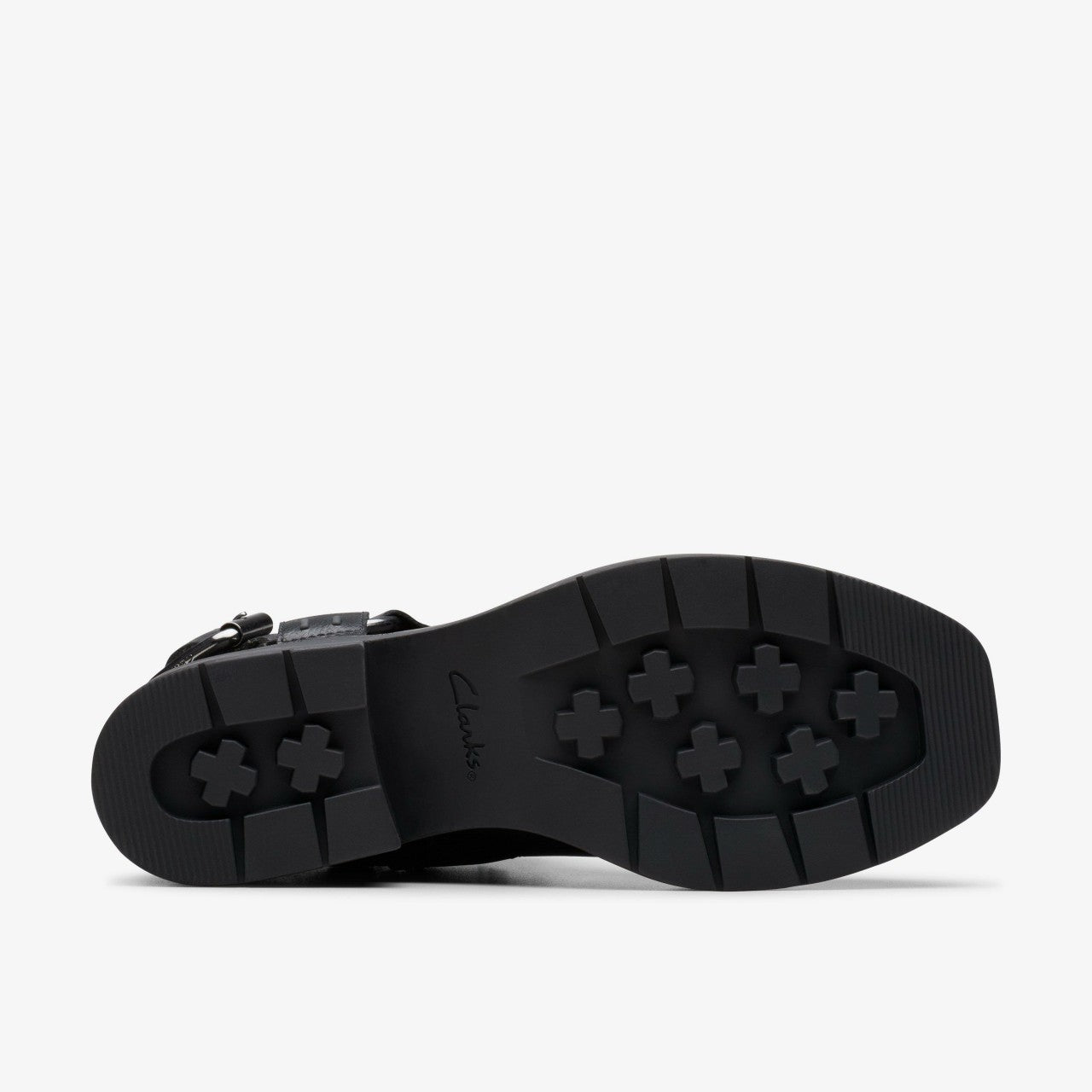 Rebelle Up Black Leather Clarks Women