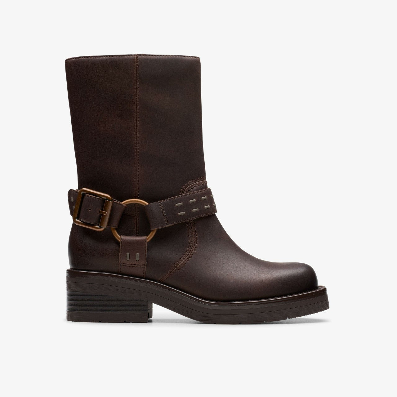 Rebelle Up Walnut Leather Clarks Women