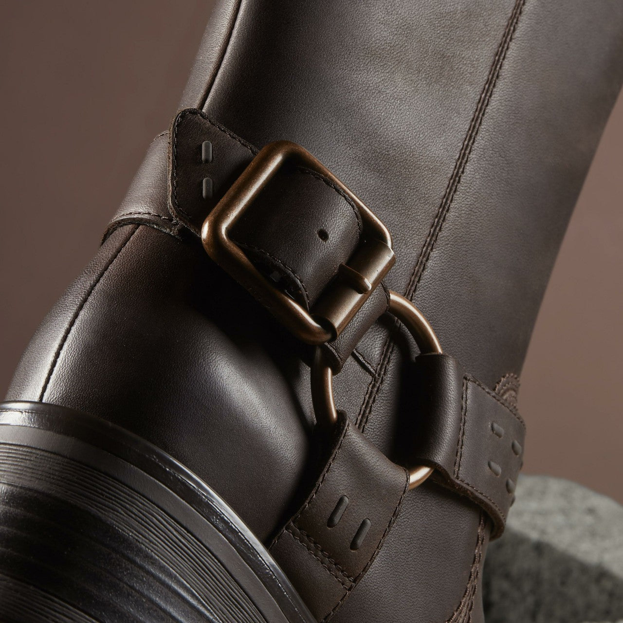 Rebelle Up Walnut Leather Clarks Women