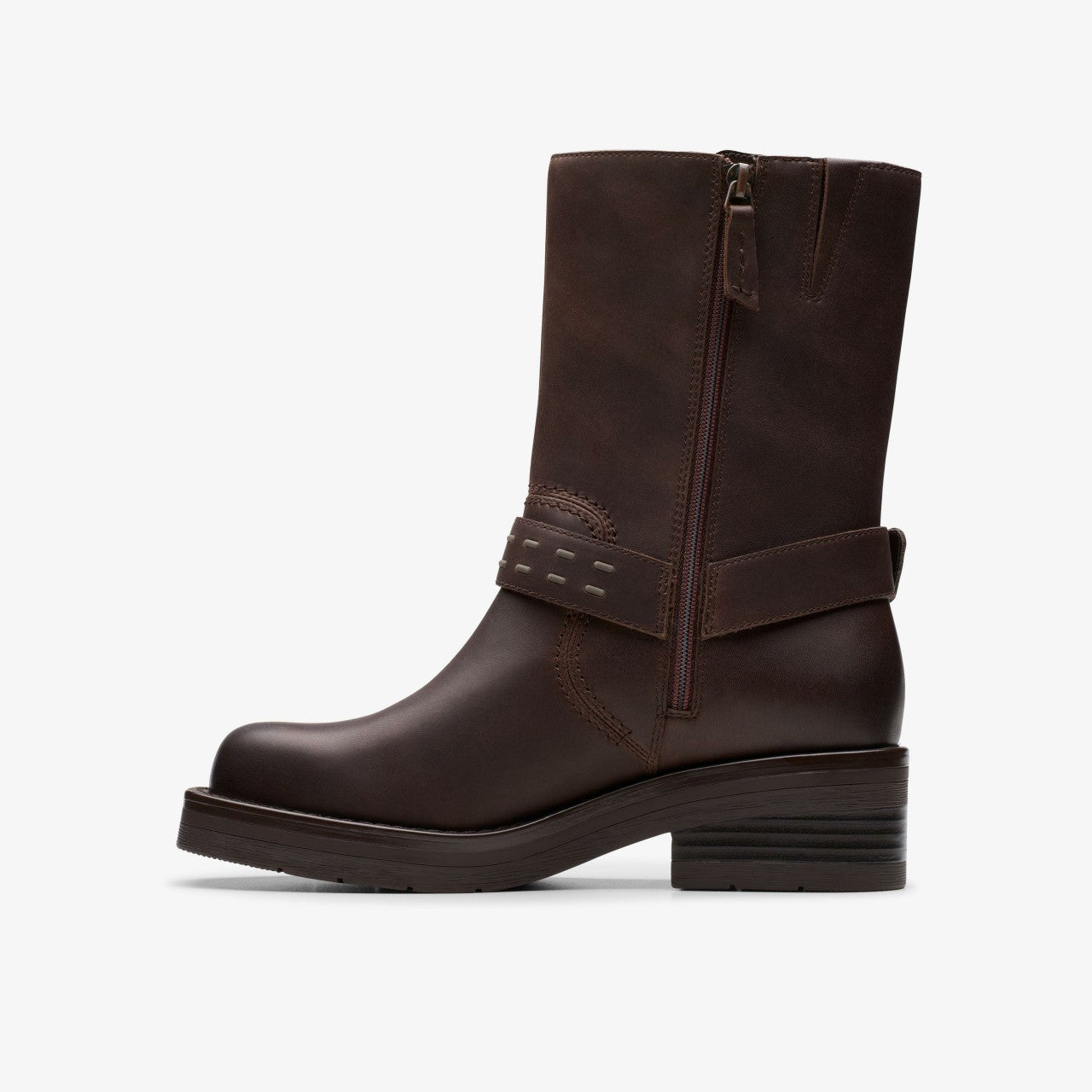 Rebelle Up Walnut Leather Clarks Women
