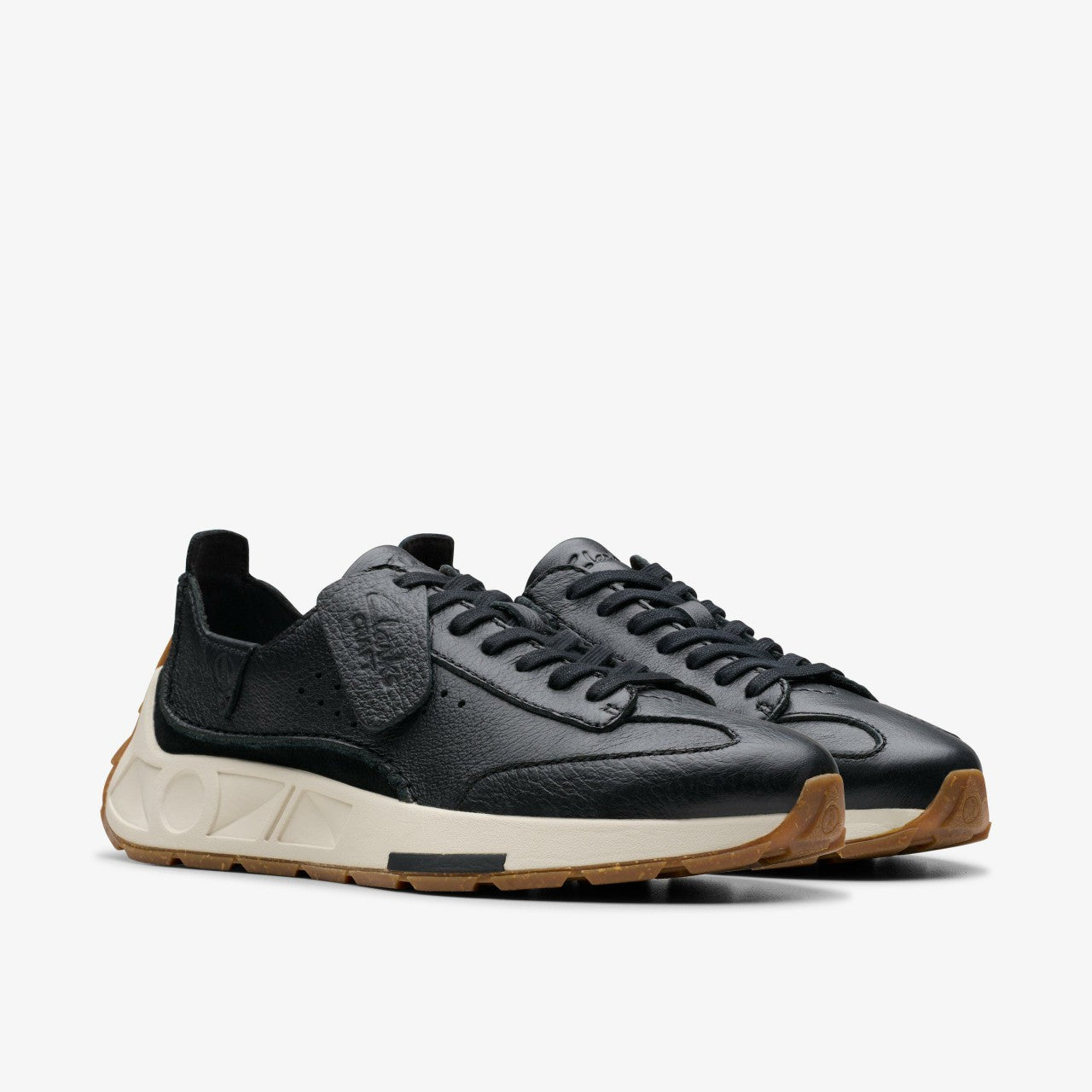 Craft Speed Black Leather Clarks Women