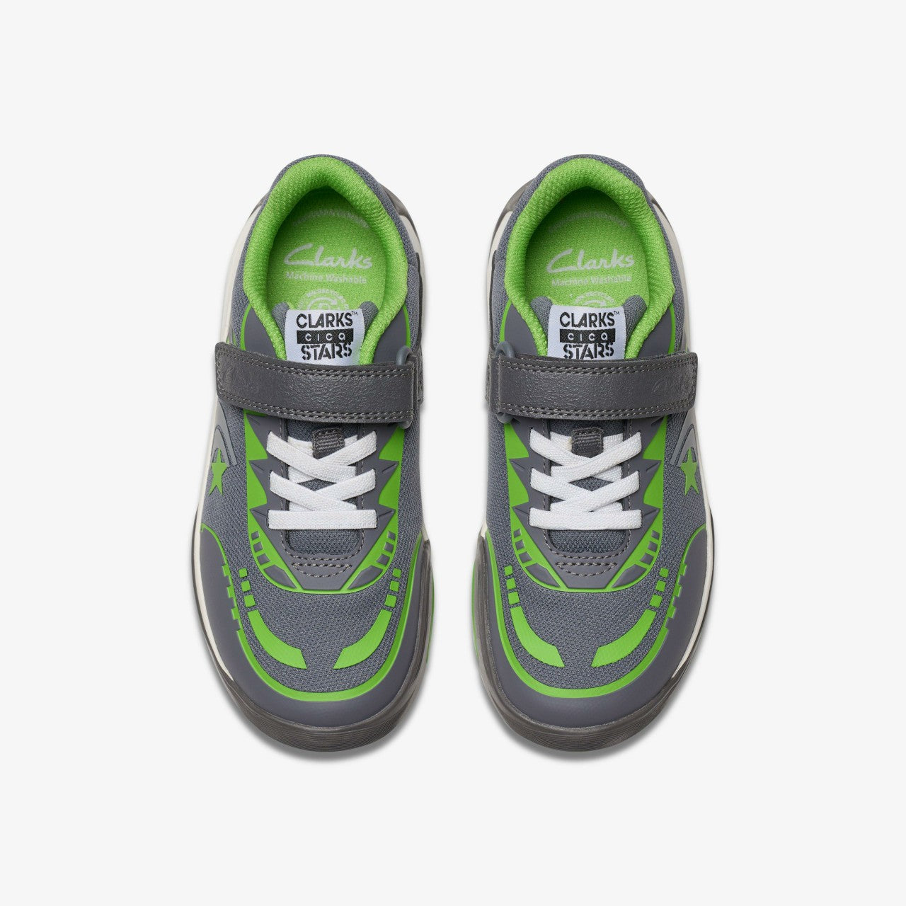Cica Star Flex Kid Grey/Green Clarks Kids