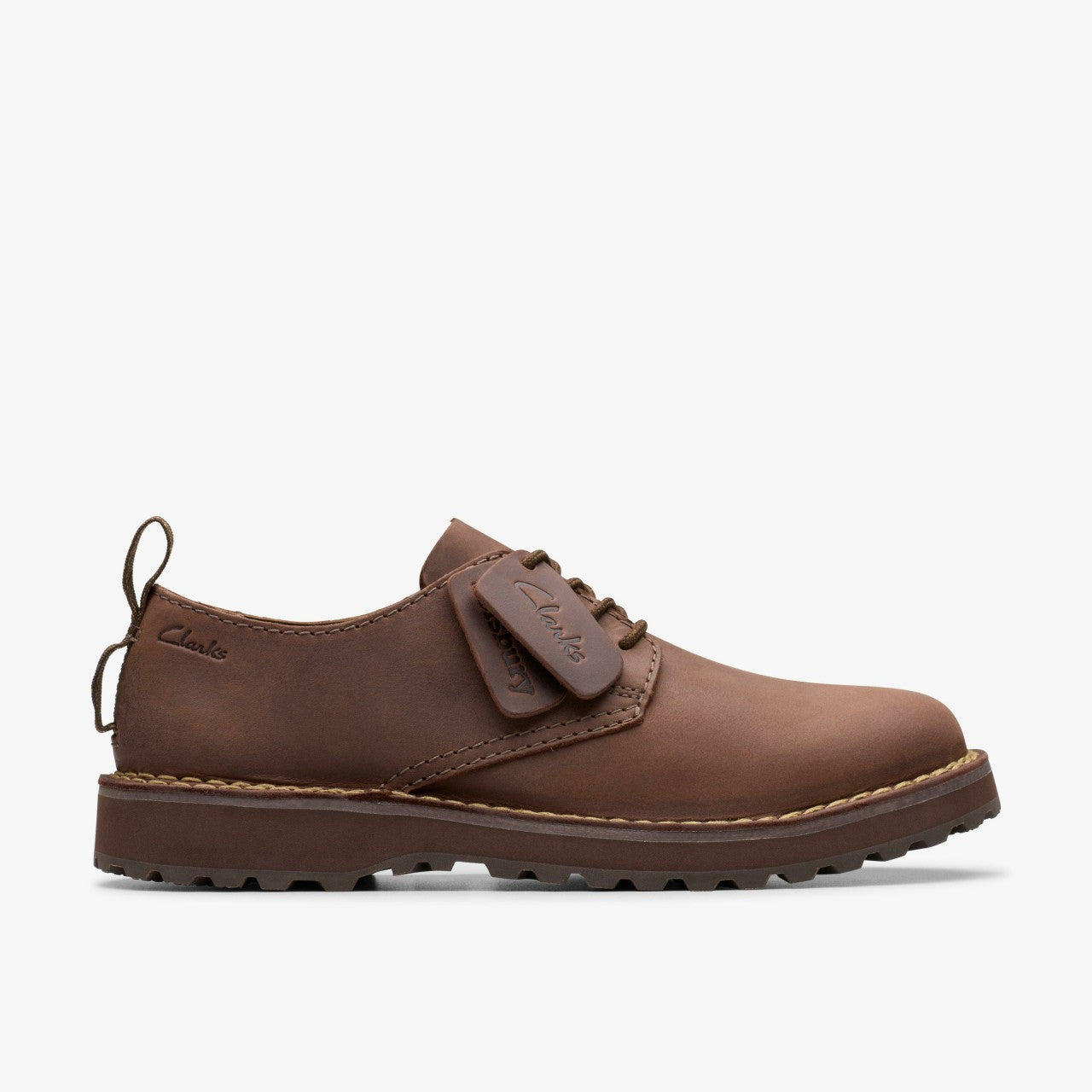 Solsbury Lace Dark Brown Leather Clarks Men