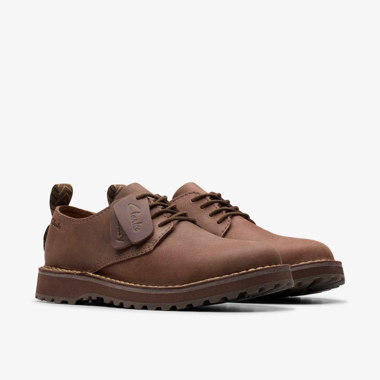 Solsbury Lace Dark Brown Leather Clarks Men