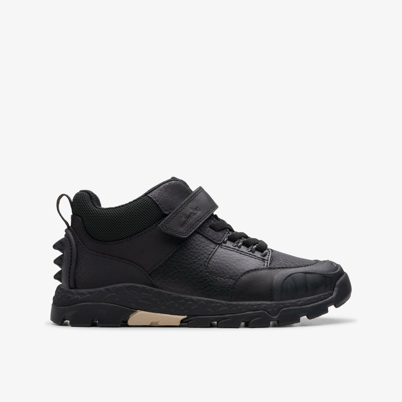 Steggy 2 Glow Kid Black Leather Clarks Kids