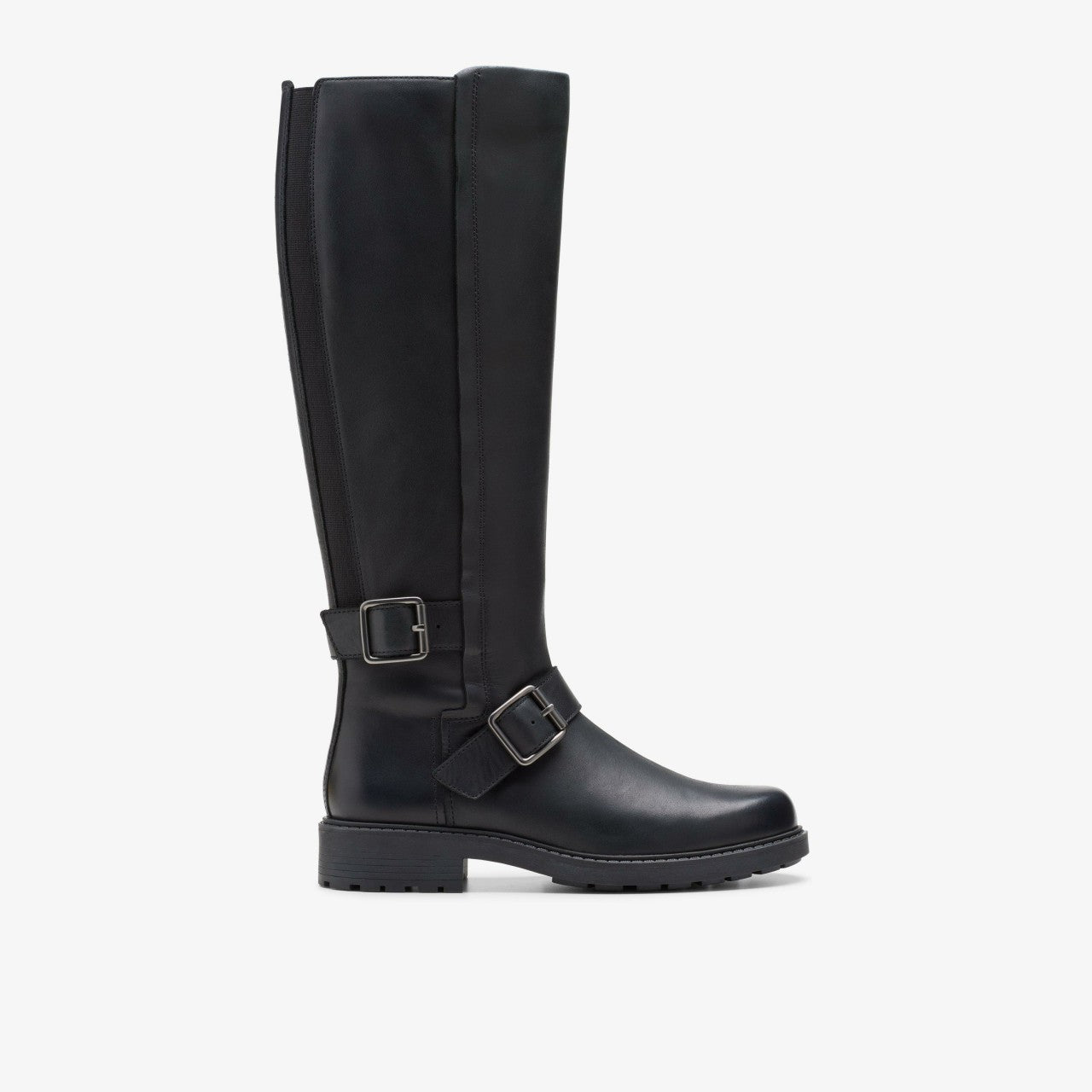 Orinoco2 Tall Black Leather Clarks Women