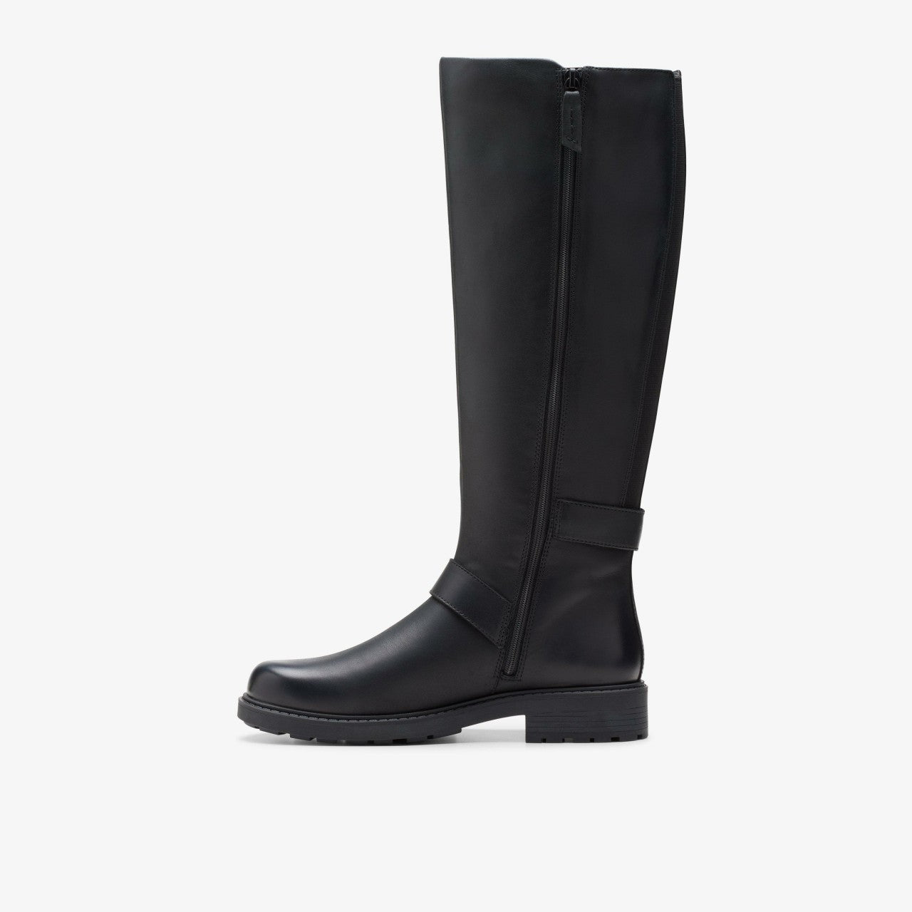 Orinoco2 Tall Black Leather Clarks Women