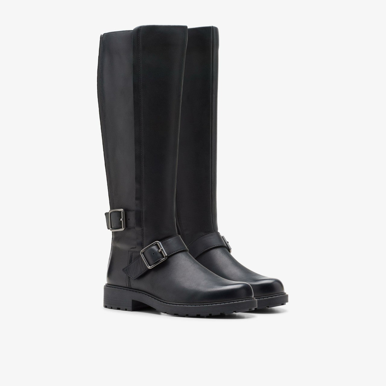 Orinoco2 Tall Black Leather Clarks Women