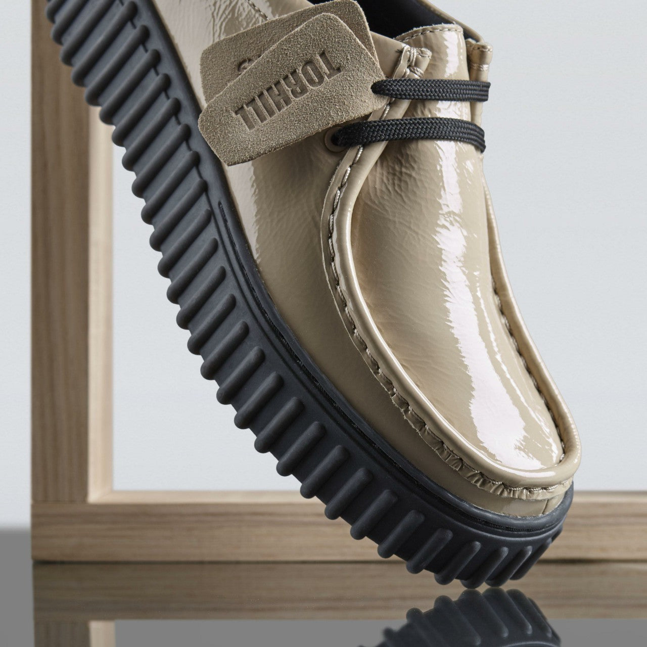 Torhill Bee Beige Patent Clarks Women