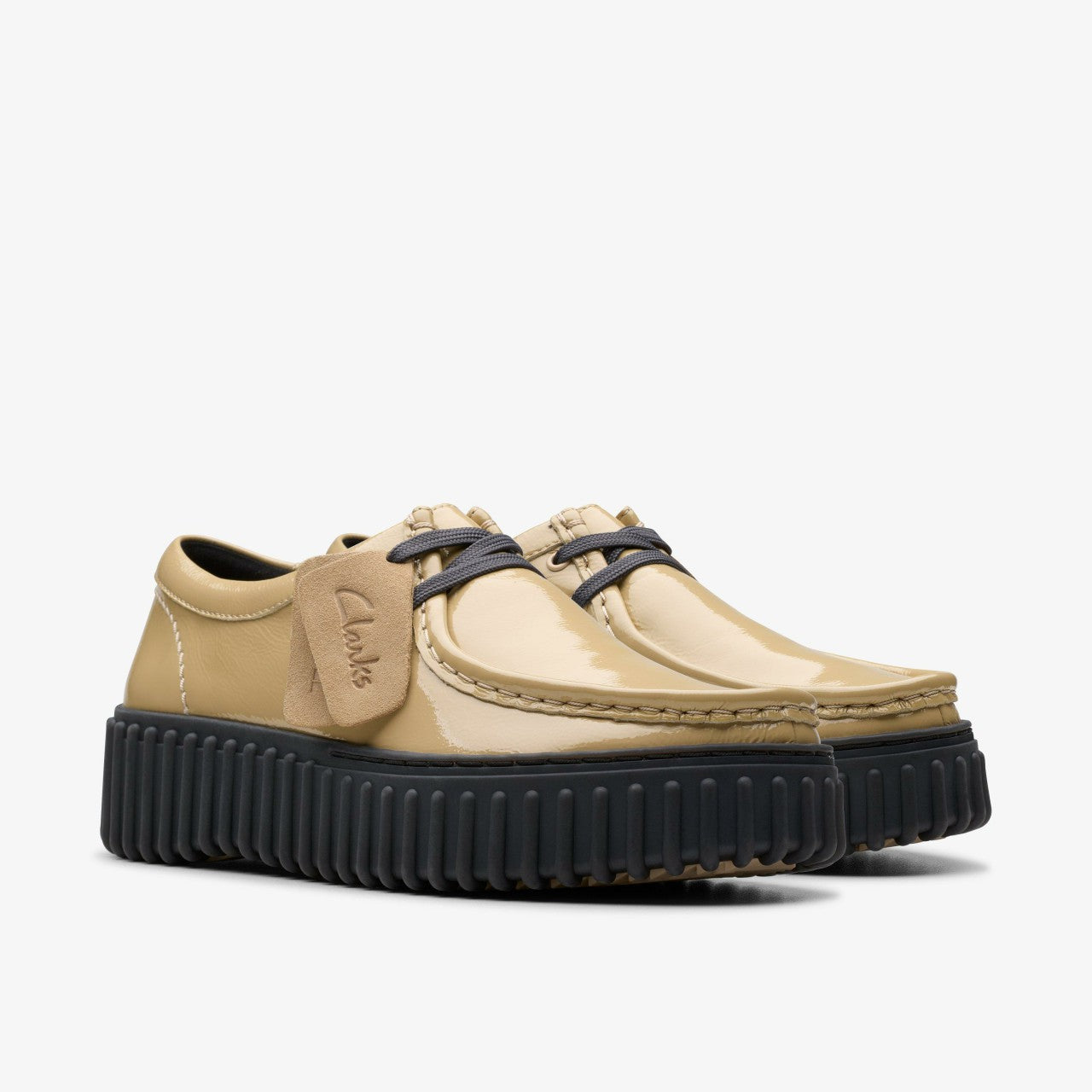 Torhill Bee Beige Patent Clarks Women