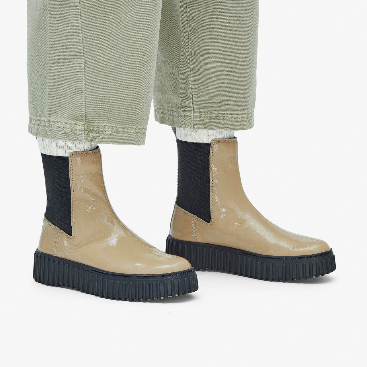 Torhill Maple Beige Patent Clarks Women