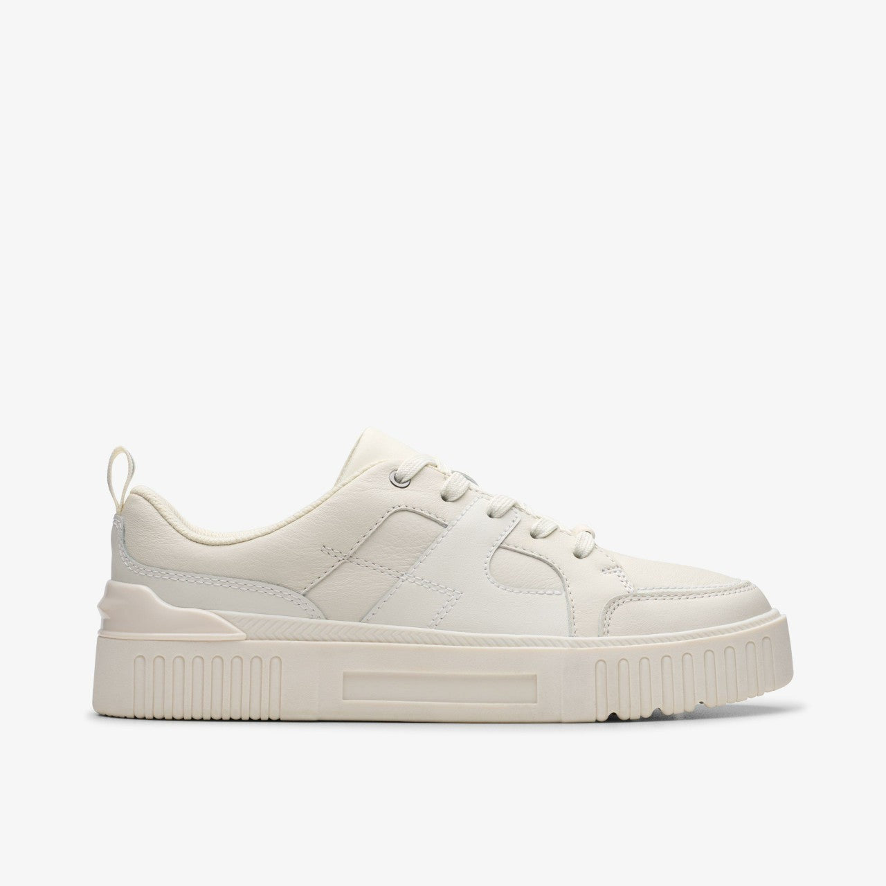 Oslo Shine Youth White Clarks Kids