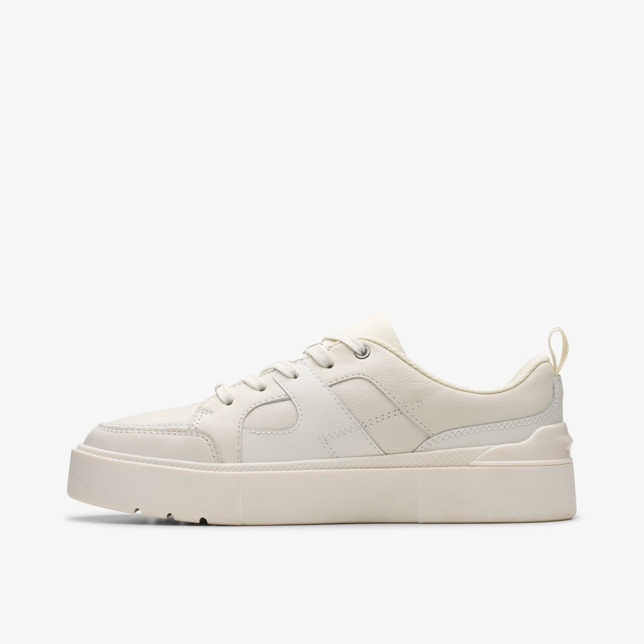 Oslo Shine Youth White Clarks Kids