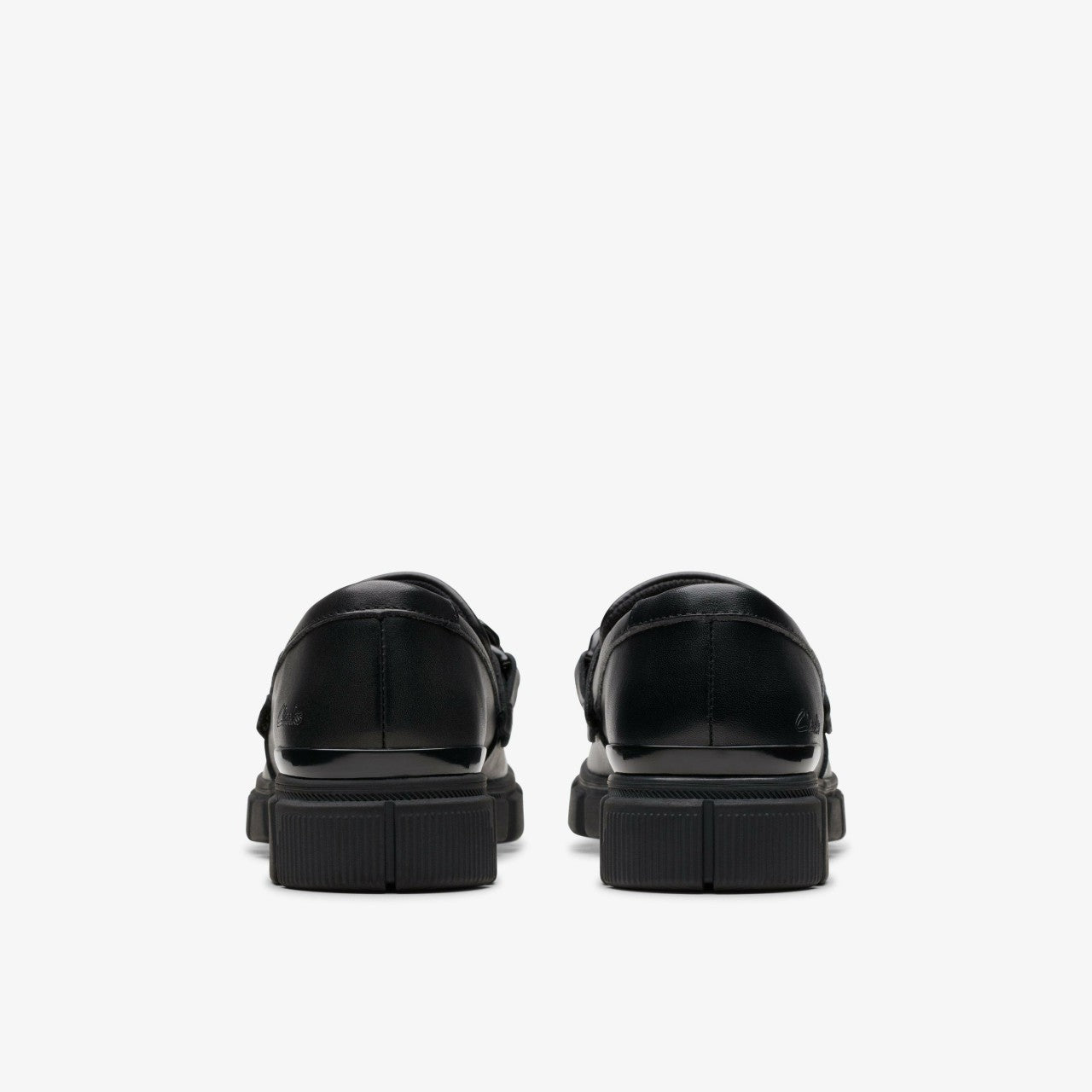 Evyn Walk Kid Black Leather Clarks Kids