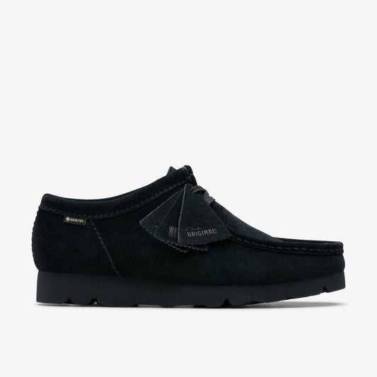 Wallabee GORE-TEX Black Suede Clarks Men