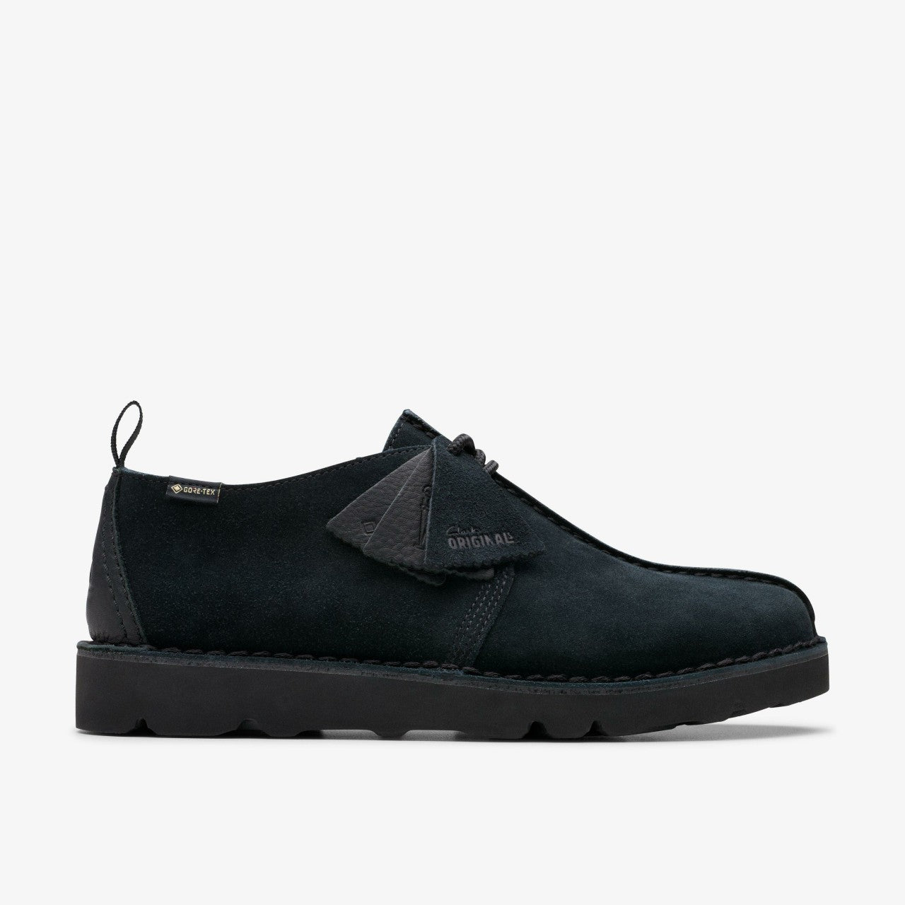 Desert Trek GORE-TEX Black Suede Clarks Men