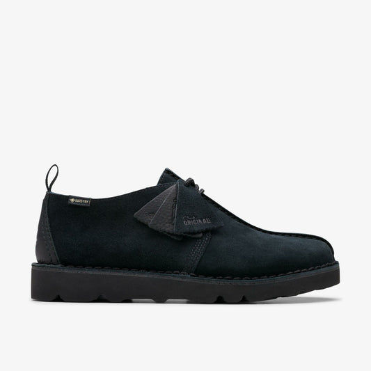 Desert Trek GORE-TEX Black Suede Clarks Men