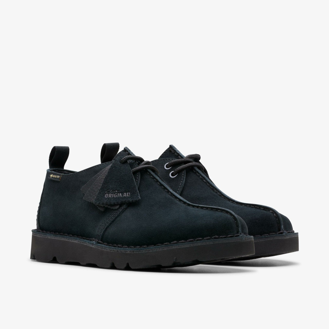 Desert Trek GORE-TEX Black Suede Clarks Men