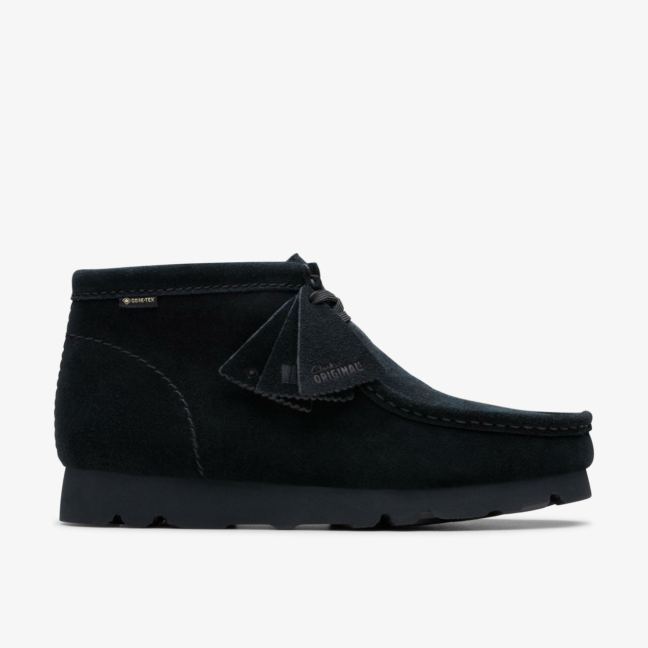 Wallabee Boot GORE-TEX Black Suede Clarks Men
