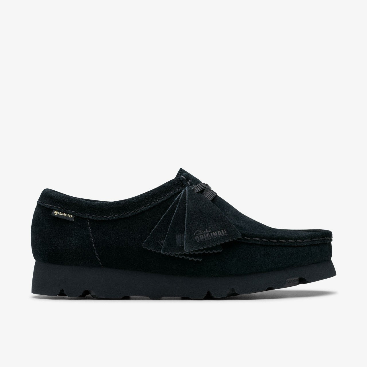 Wallabee GORE-TEX Black Suede Clarks Women