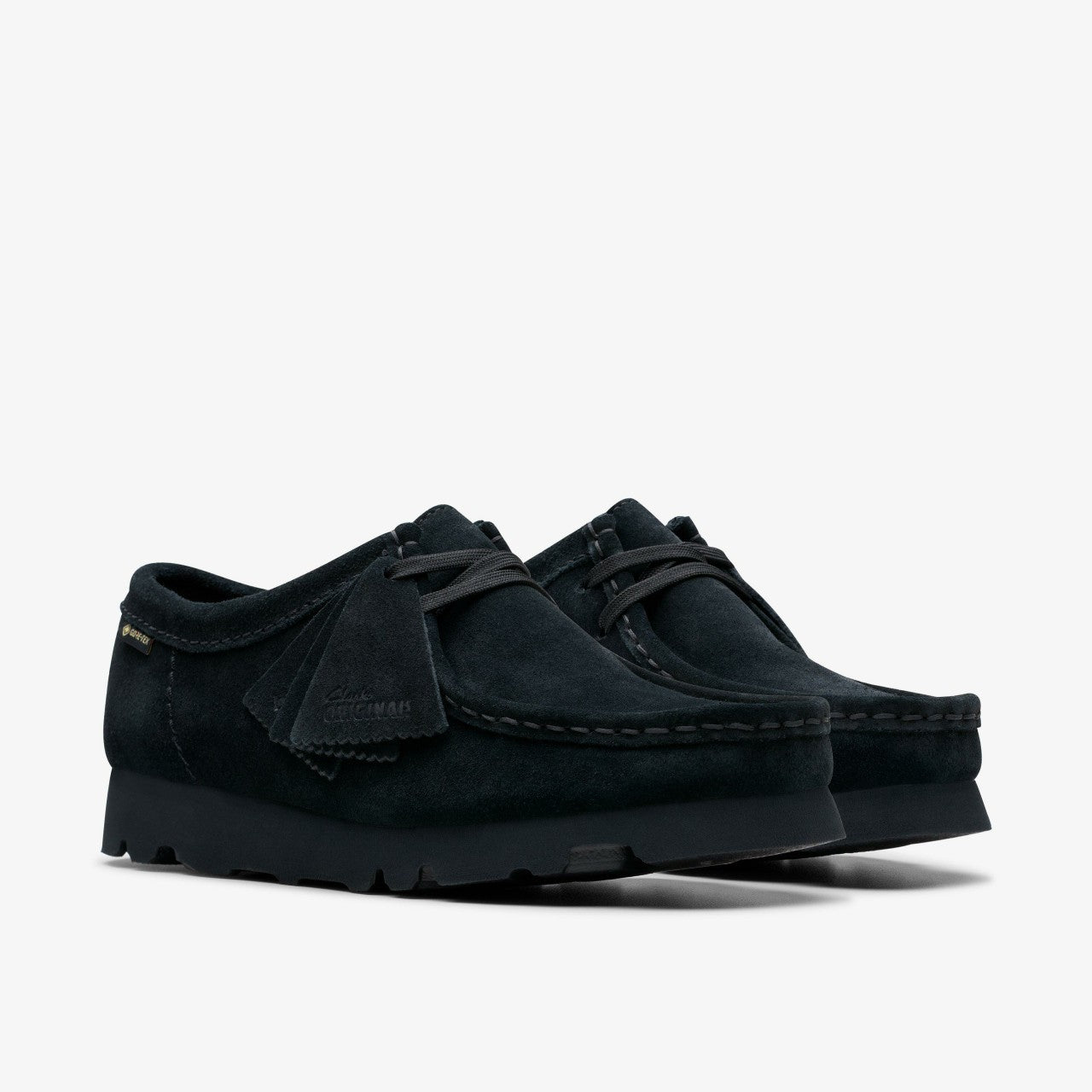 Wallabee GORE-TEX Black Suede Clarks Women