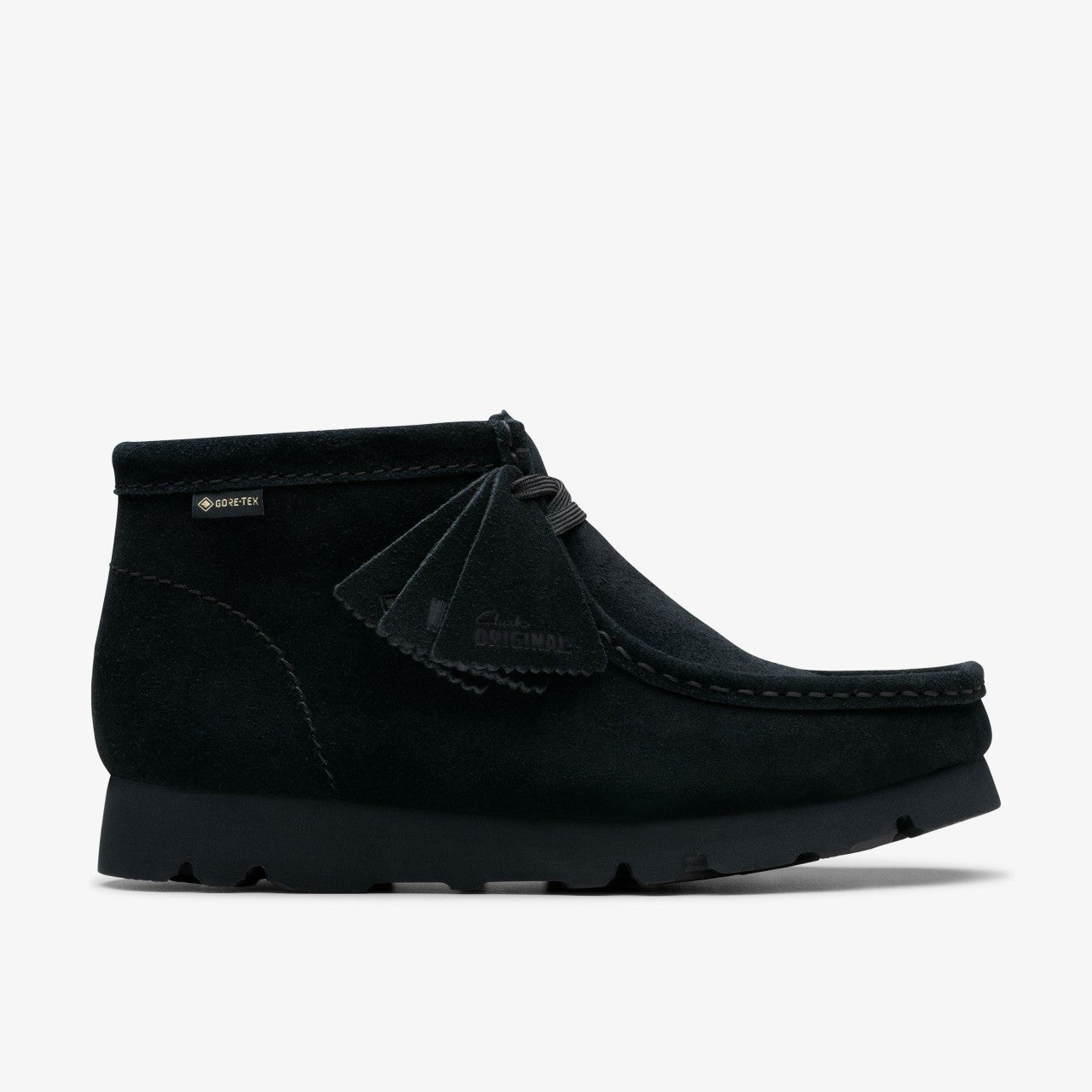 Wallabee Boot GORE-TEX Black Suede Clarks Women