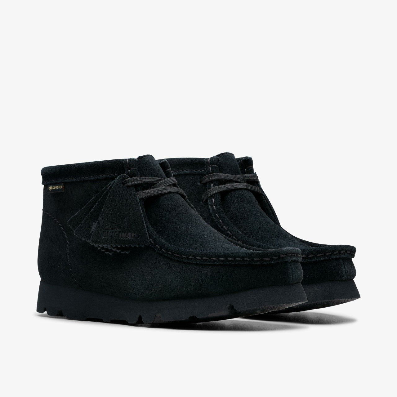 Wallabee Boot GORE-TEX Black Suede Clarks Women