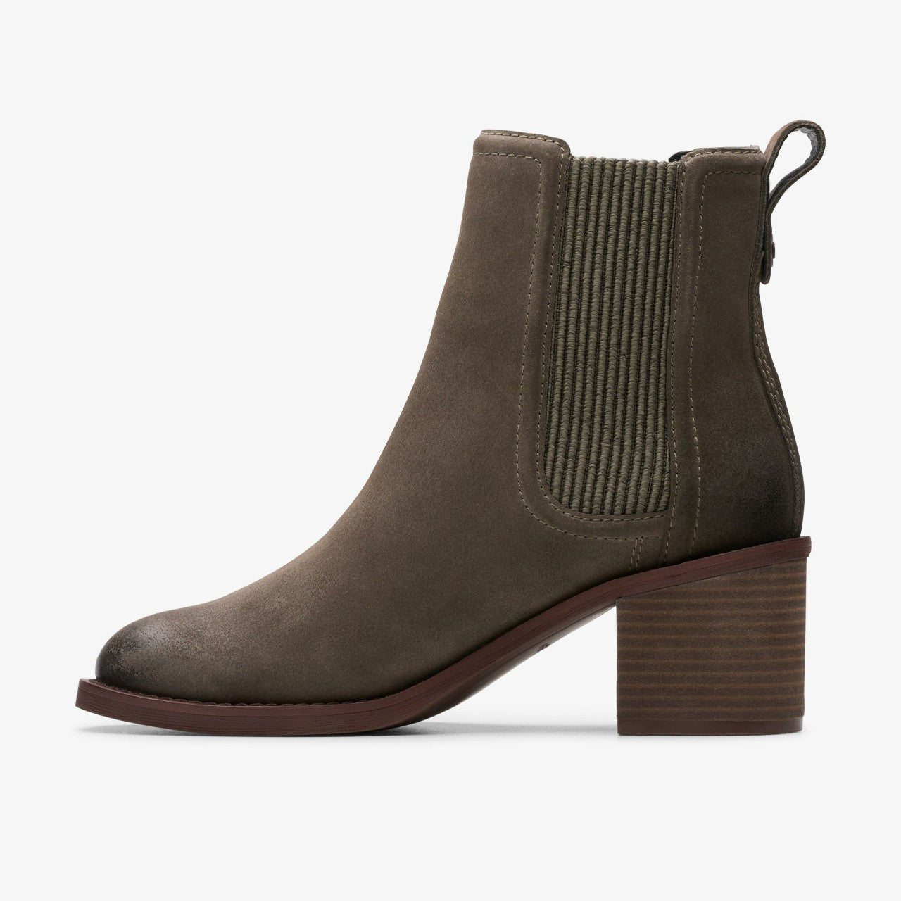 Chamberly Top Mole Grey Suede Clarks Women