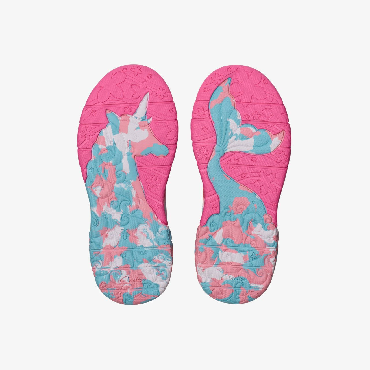 Tidal Star Kid Bright Pink Combination Clarks Kids