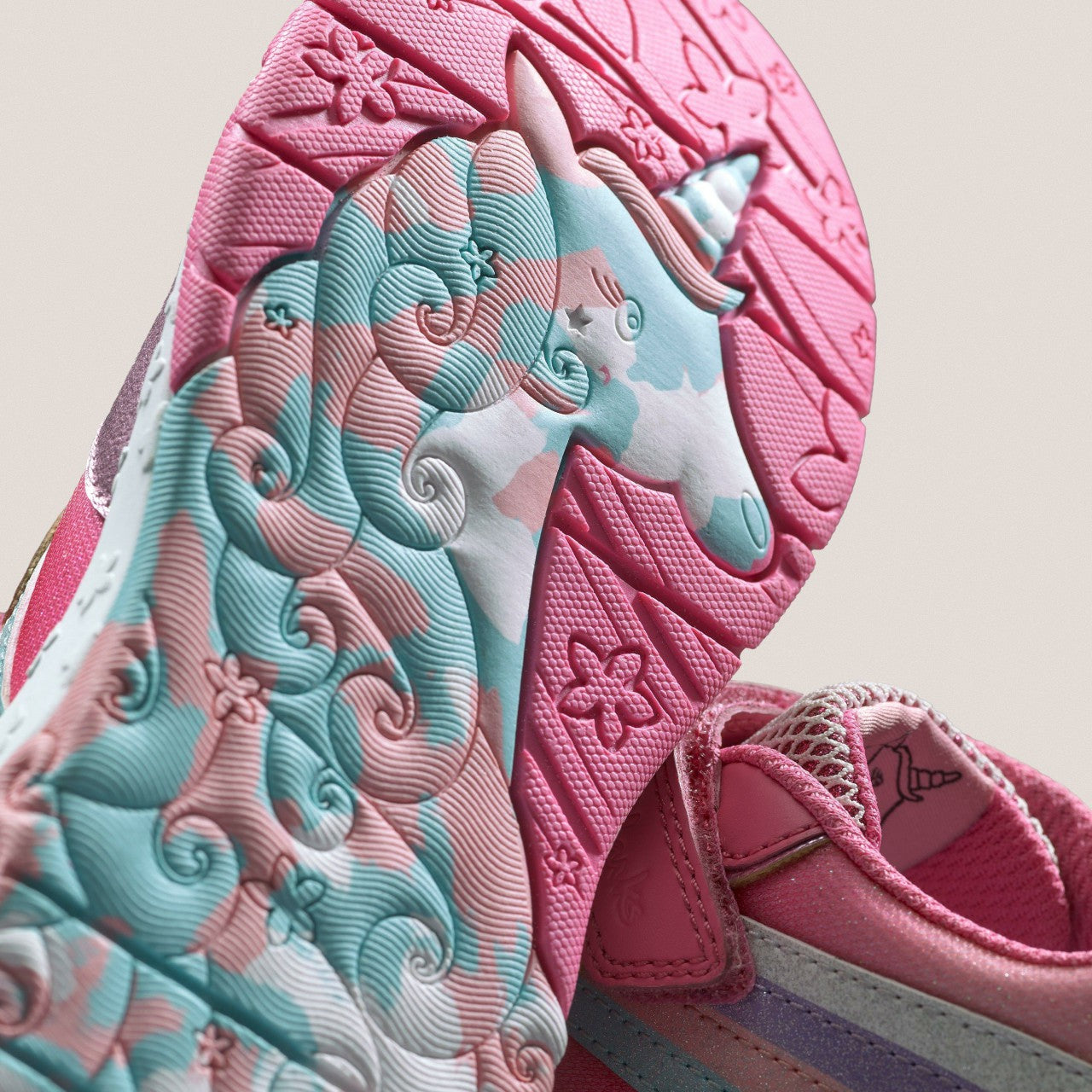 Tidal Star Kid Bright Pink Combination Clarks Kids