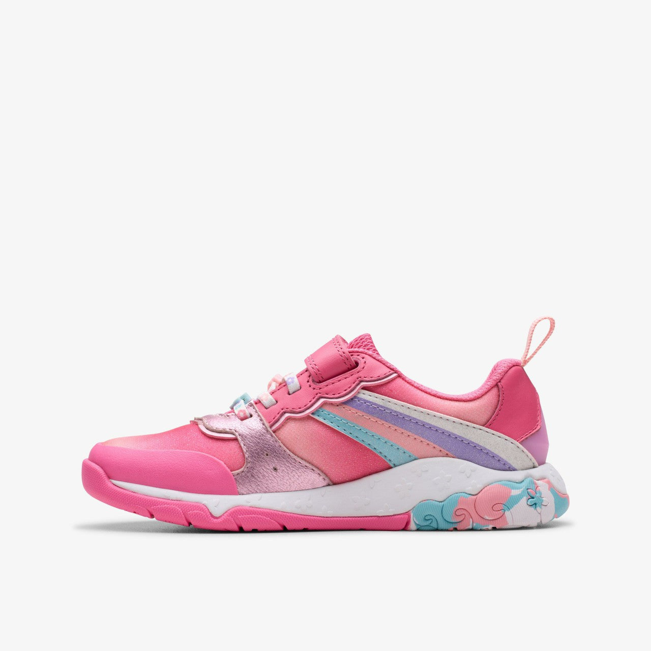 Tidal Star Kid Bright Pink Combination Clarks Kids