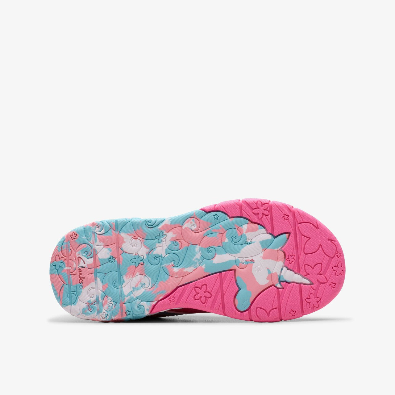 Tidal Star Kid Bright Pink Combination Clarks Kids