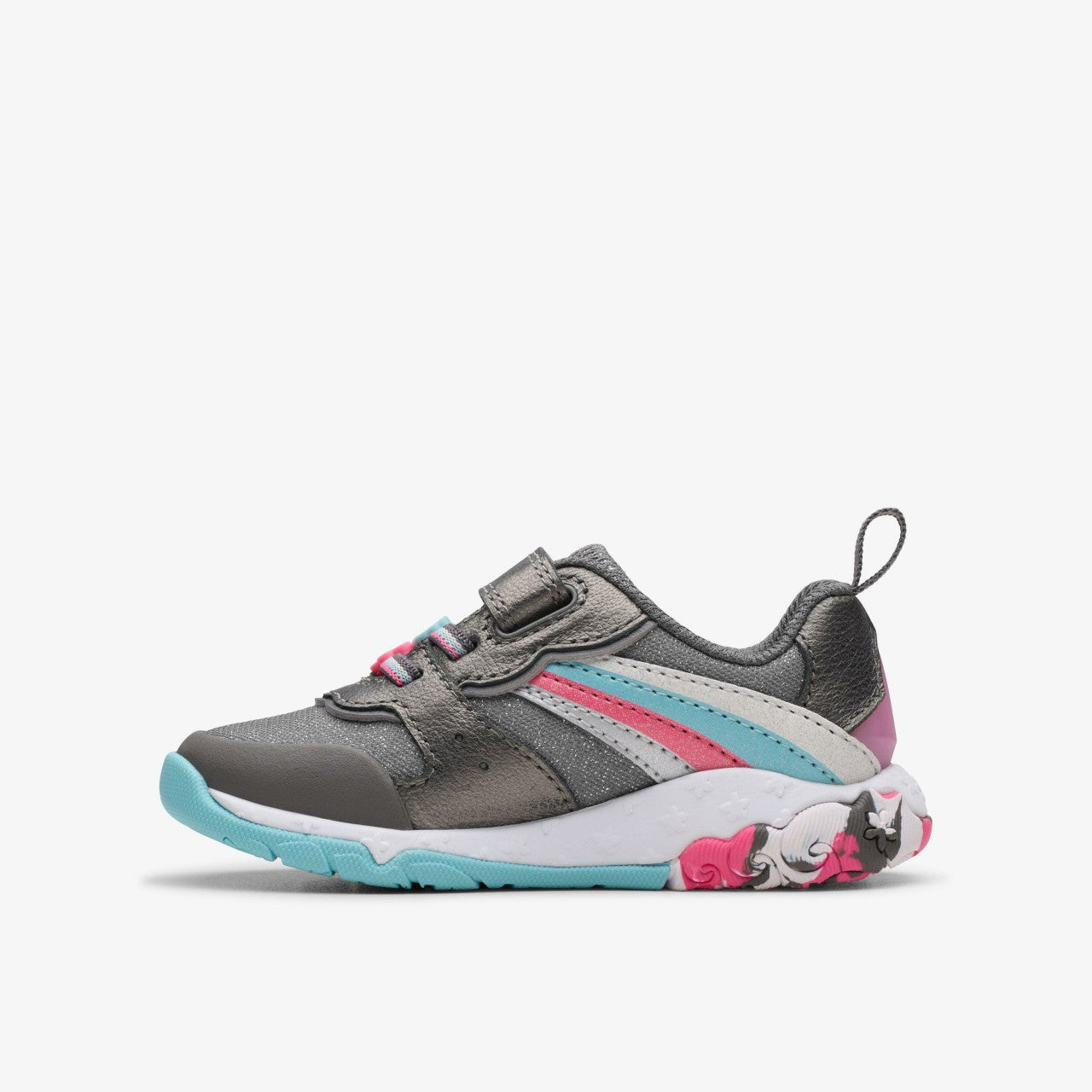 Tidal Star Toddler Gun Metal Clarks Babies|Kids