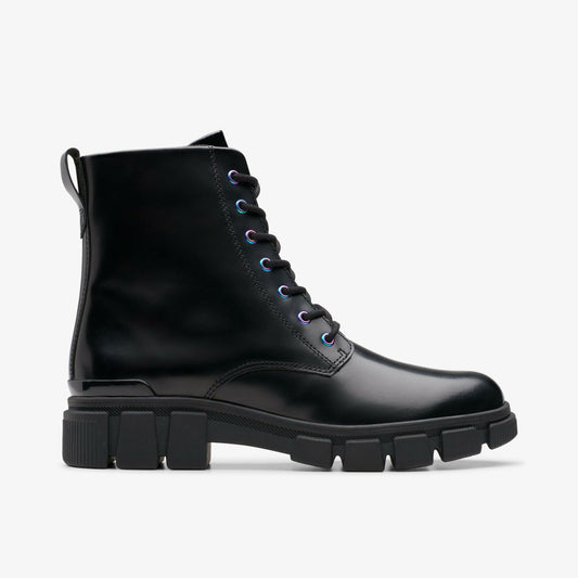 Evyn Top Youth Black Clarks Kids