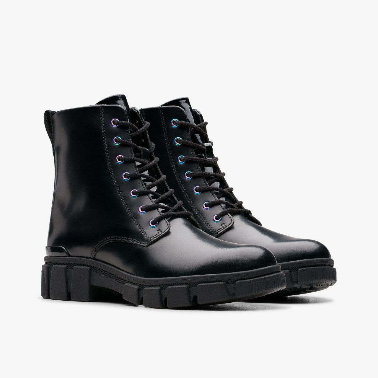 Evyn Top Youth Black Clarks Kids