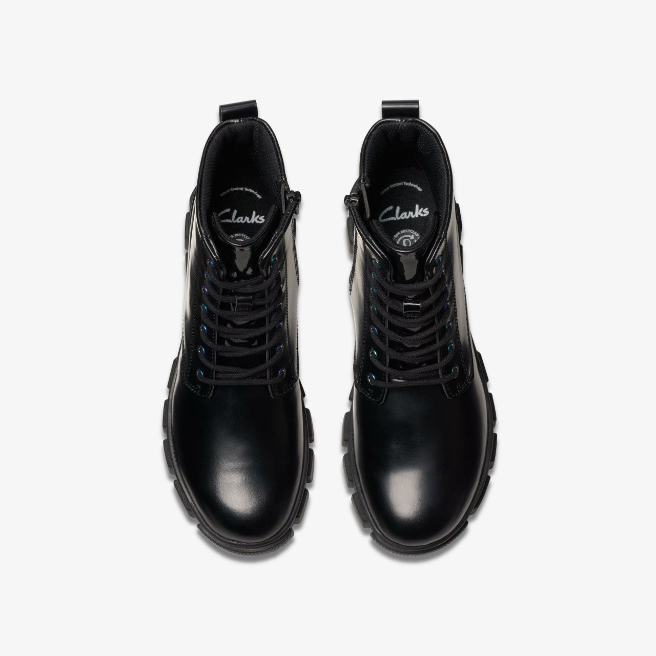 Evyn Top Youth Black Clarks Kids