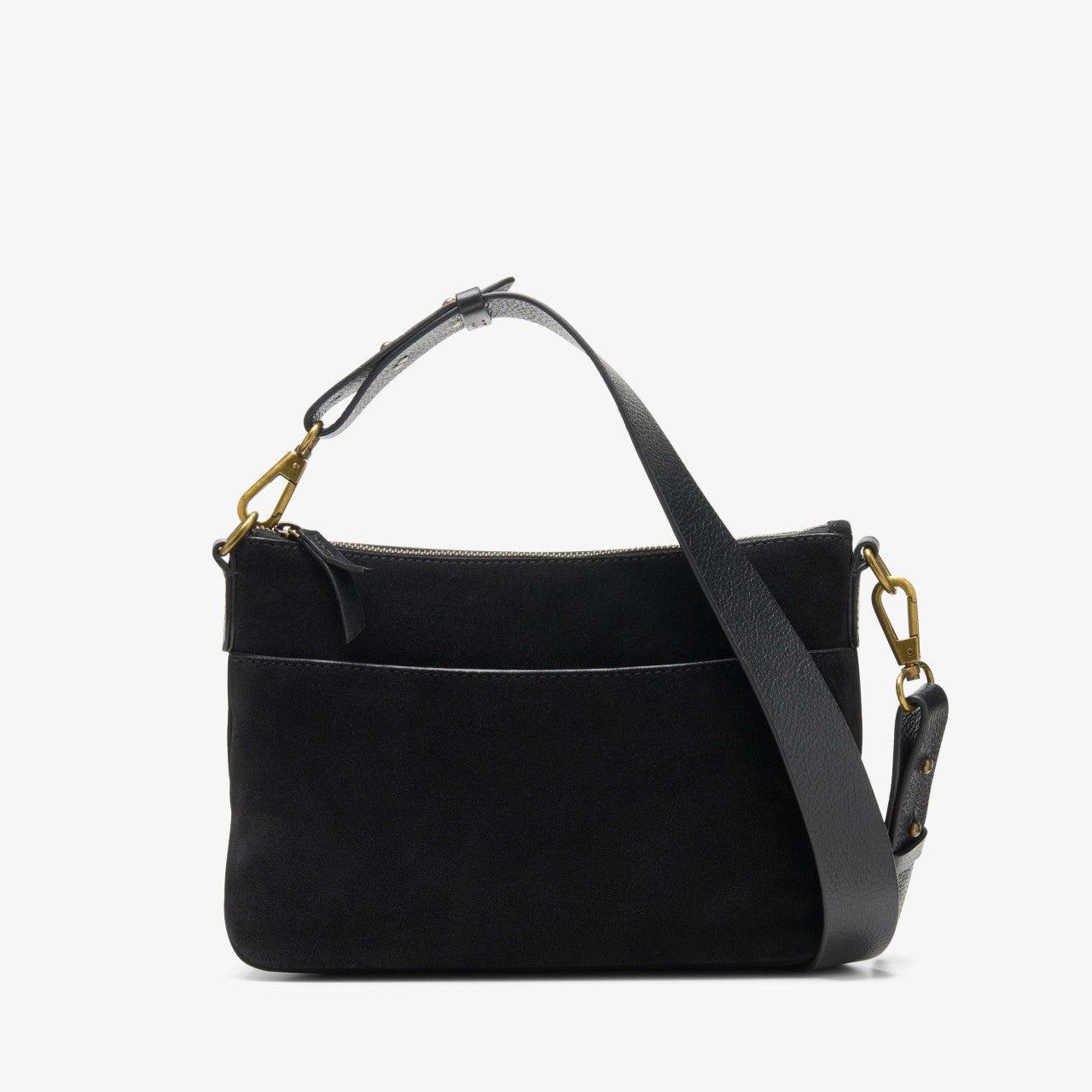 Willow Cross Black Suede Clarks Women