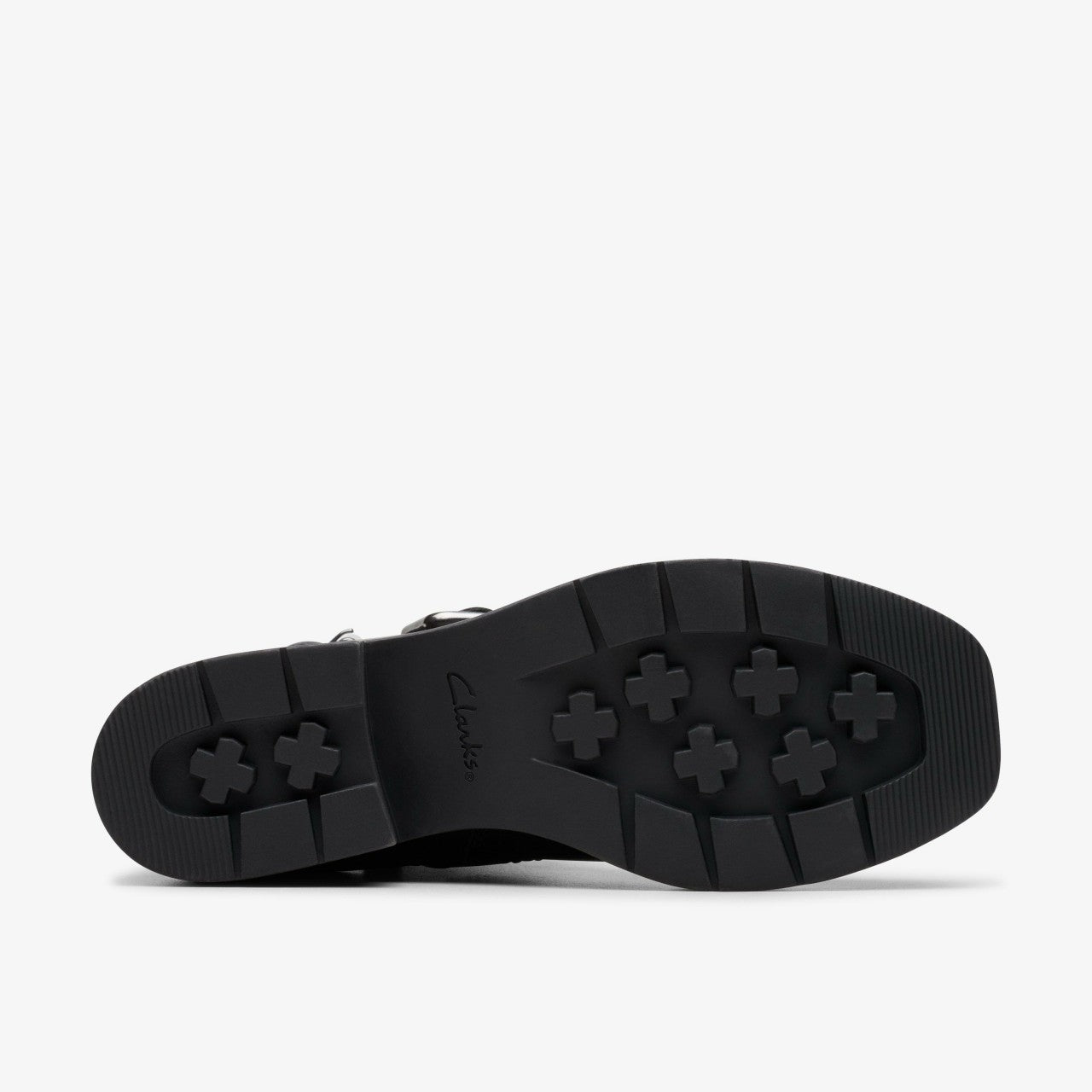 Rebelle Buckle Black Leather Clarks Women