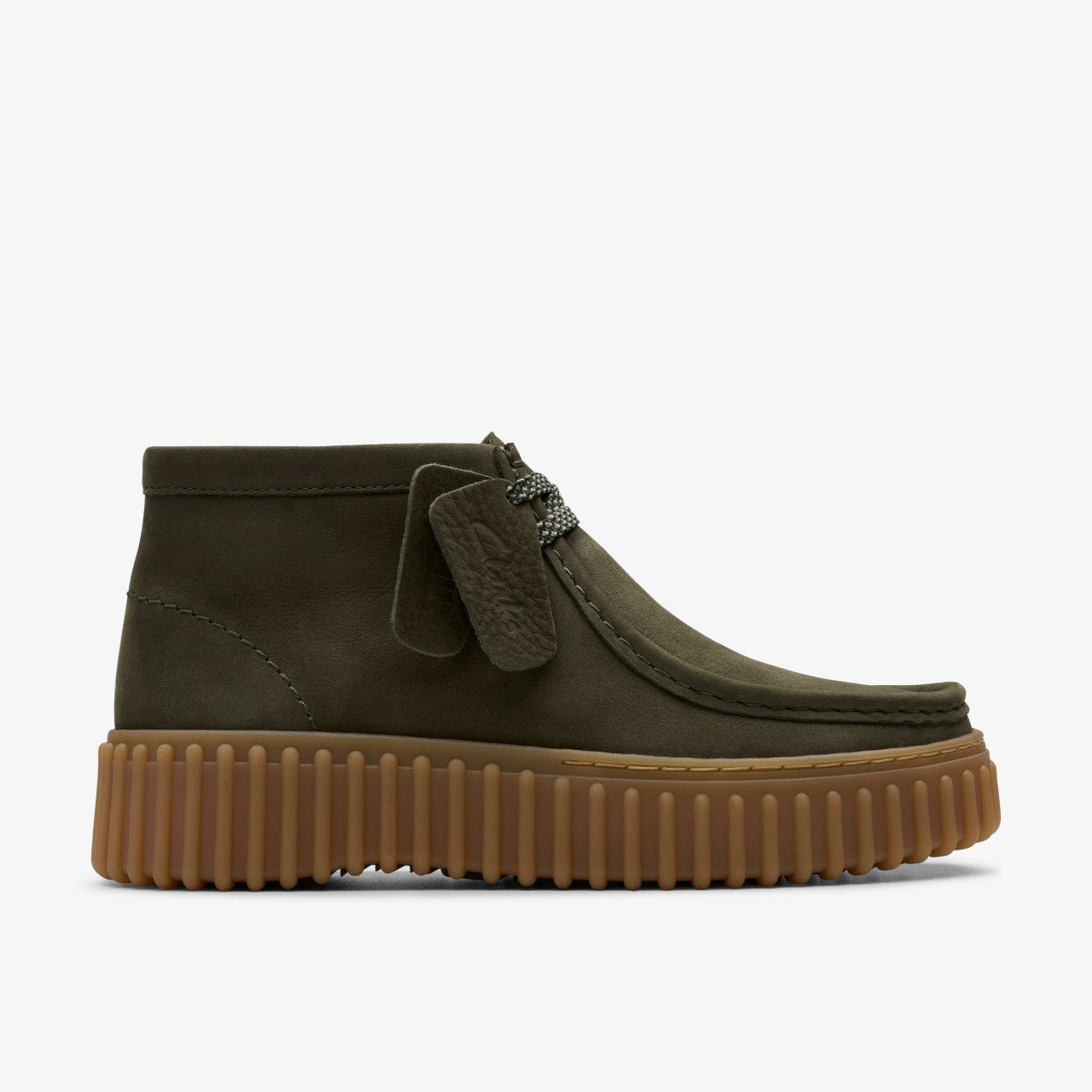 Torhill Moss Dark Green Nubuck Clarks Women