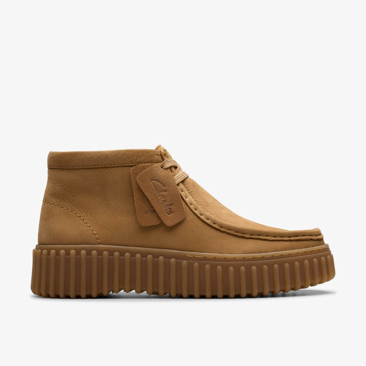 Torhill Moss Light Tan Nubuck Clarks Women