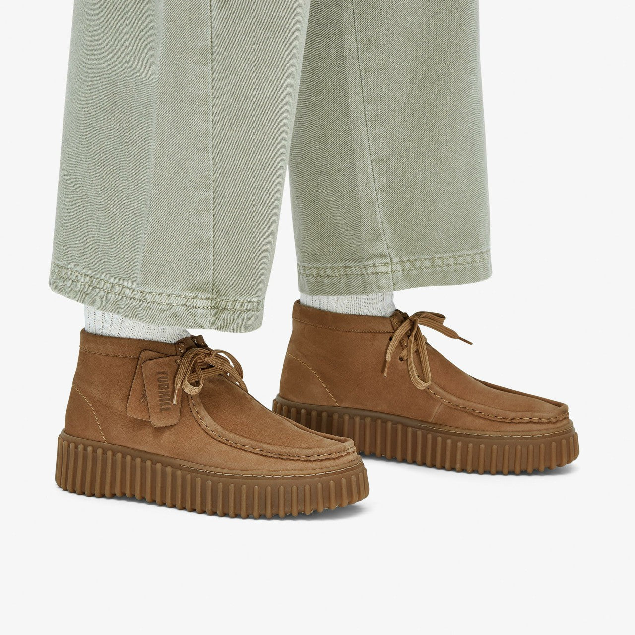 Torhill Moss Light Tan Nubuck Clarks Women