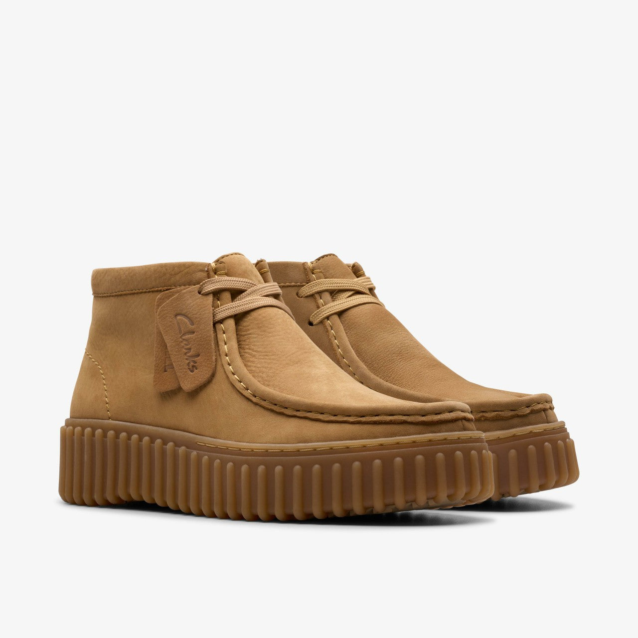 Torhill Moss Light Tan Nubuck Clarks Women
