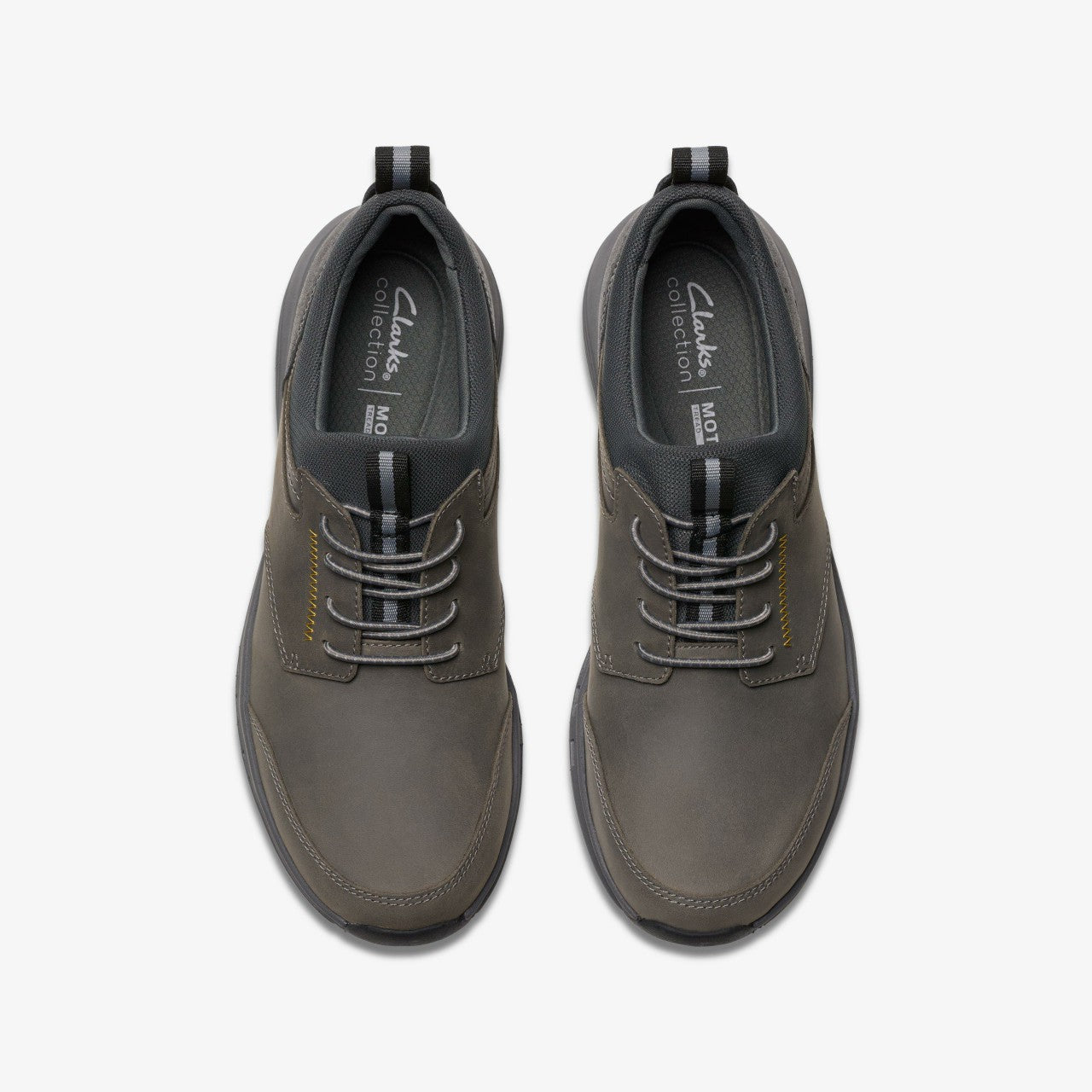 Motion Trek EZ Grey Leather Clarks Men