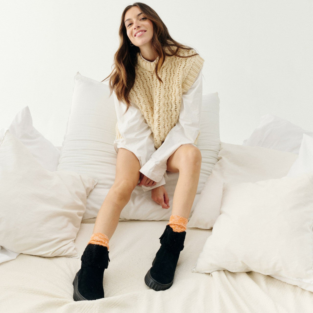 Torhill Turn Black Warmlined Suede Clarks Women