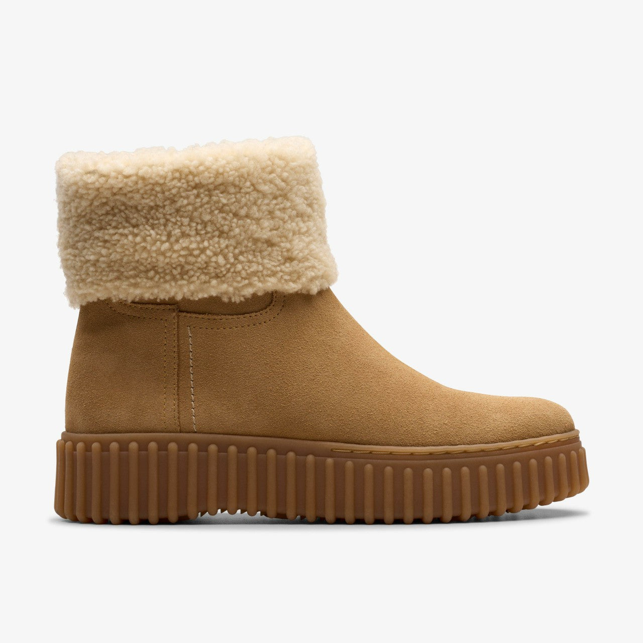 Torhill Turn Light Tan Warmlined Clarks Women