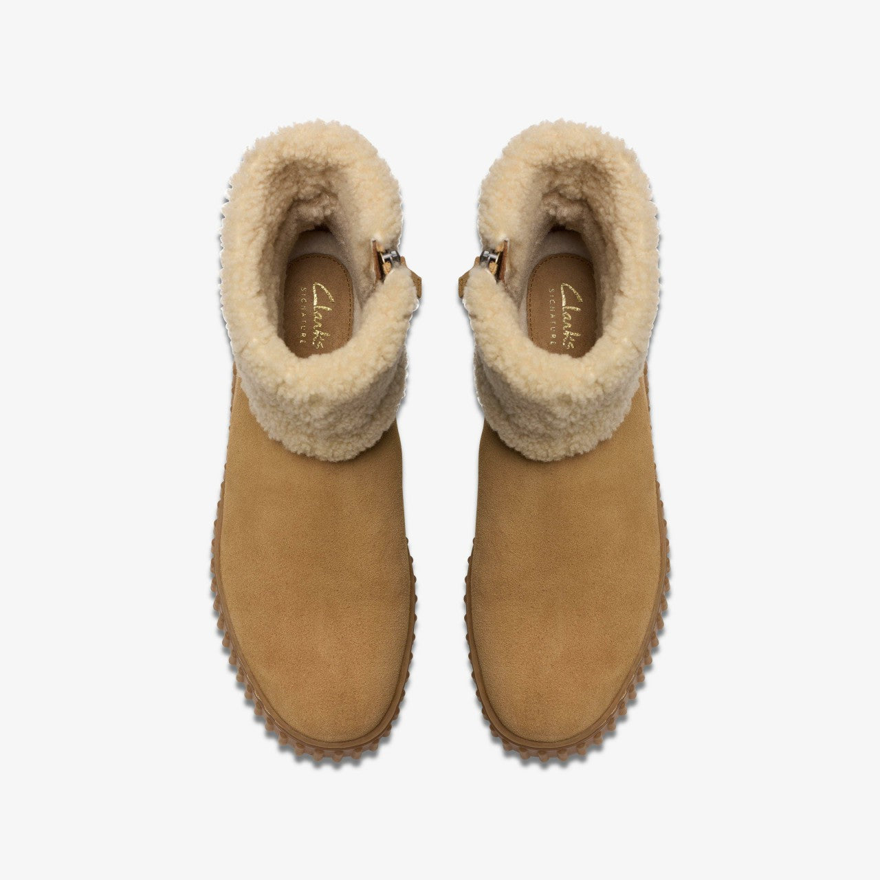 Torhill Turn Light Tan Warmlined Clarks Women