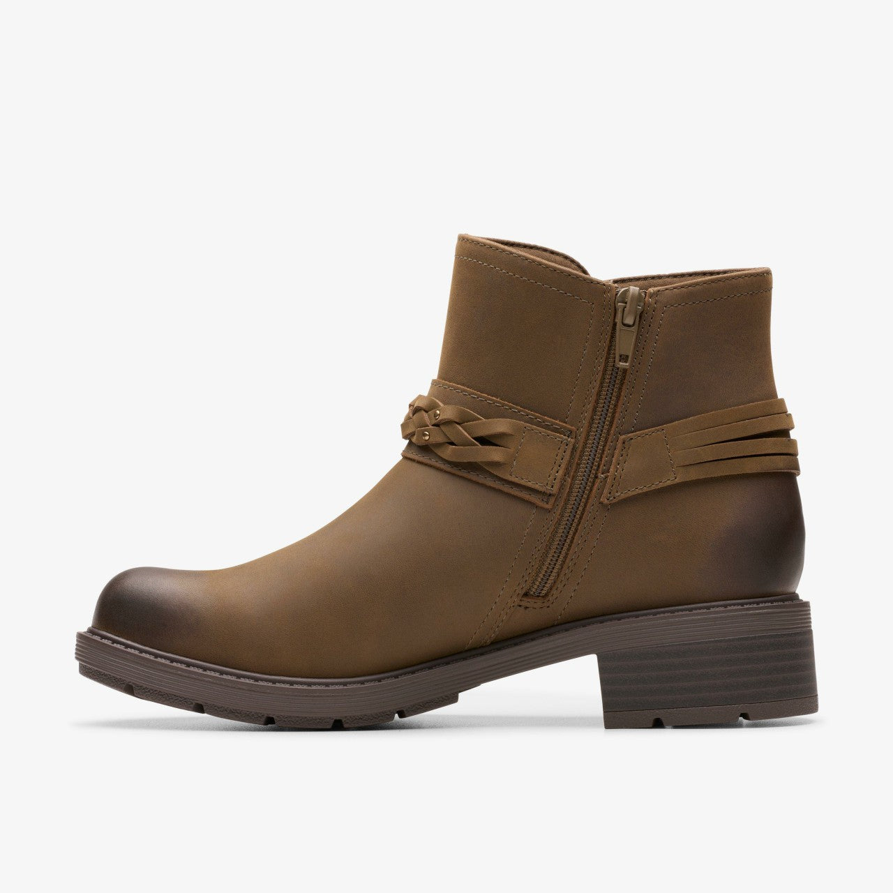 Hearth Kaylie Ankle Boot Mushroom Oily Clarks Women