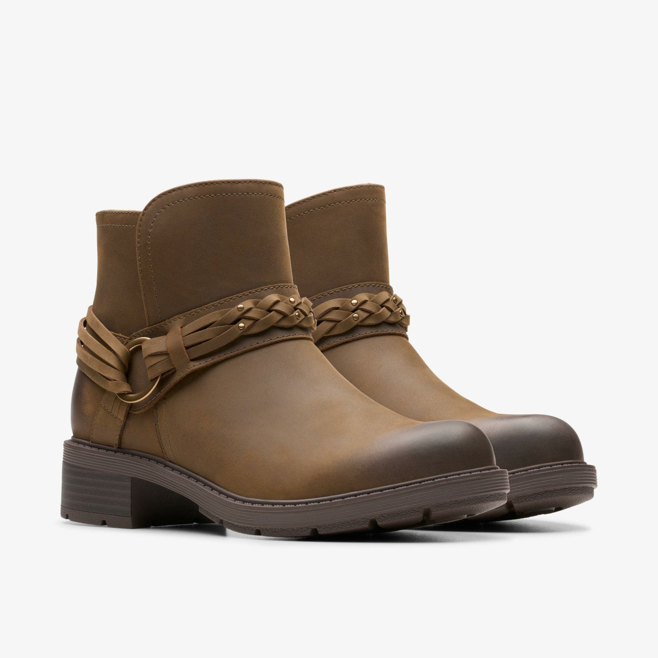 Hearth Kaylie Ankle Boot Mushroom Oily Clarks Women