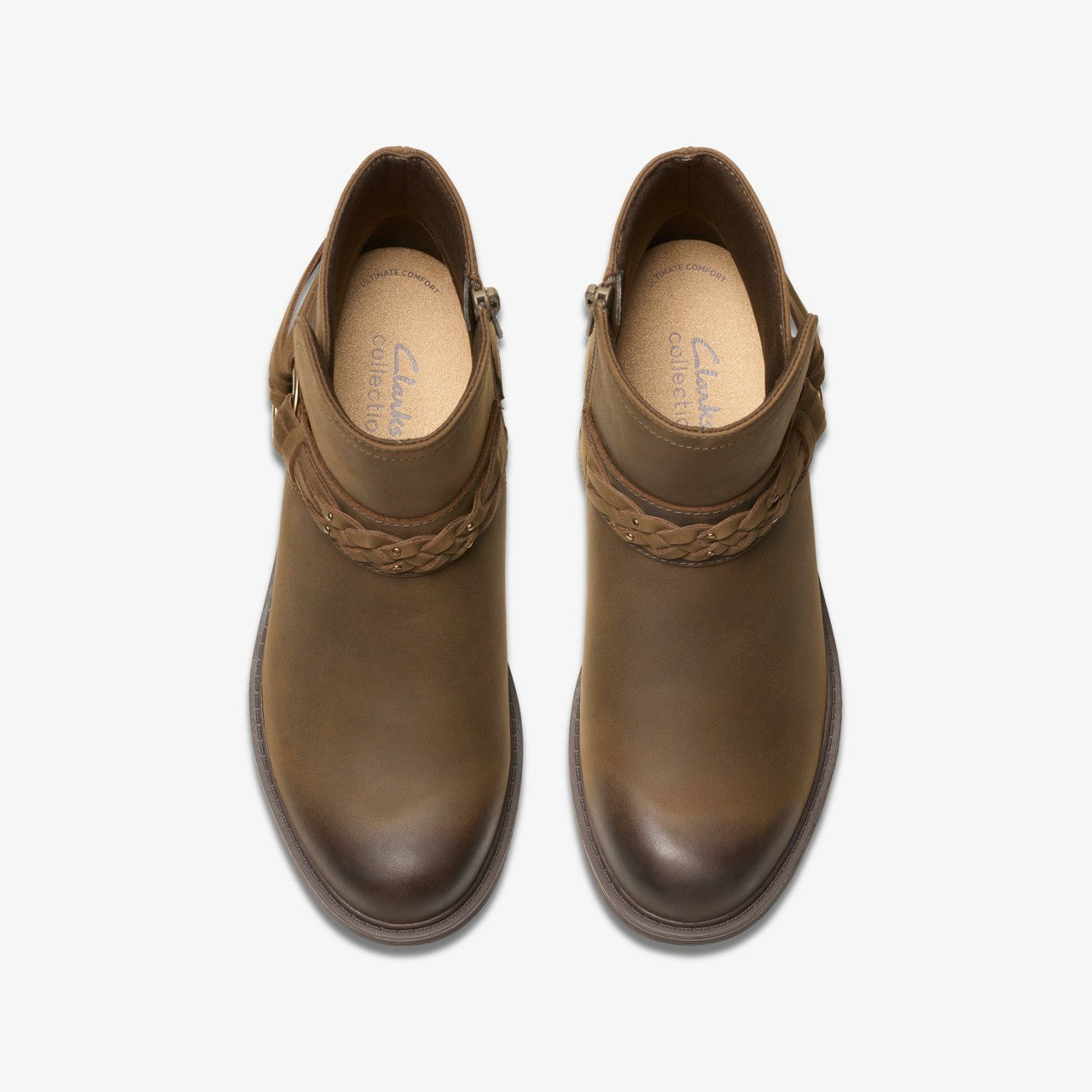 Hearth Kaylie Ankle Boot Mushroom Oily Clarks Women