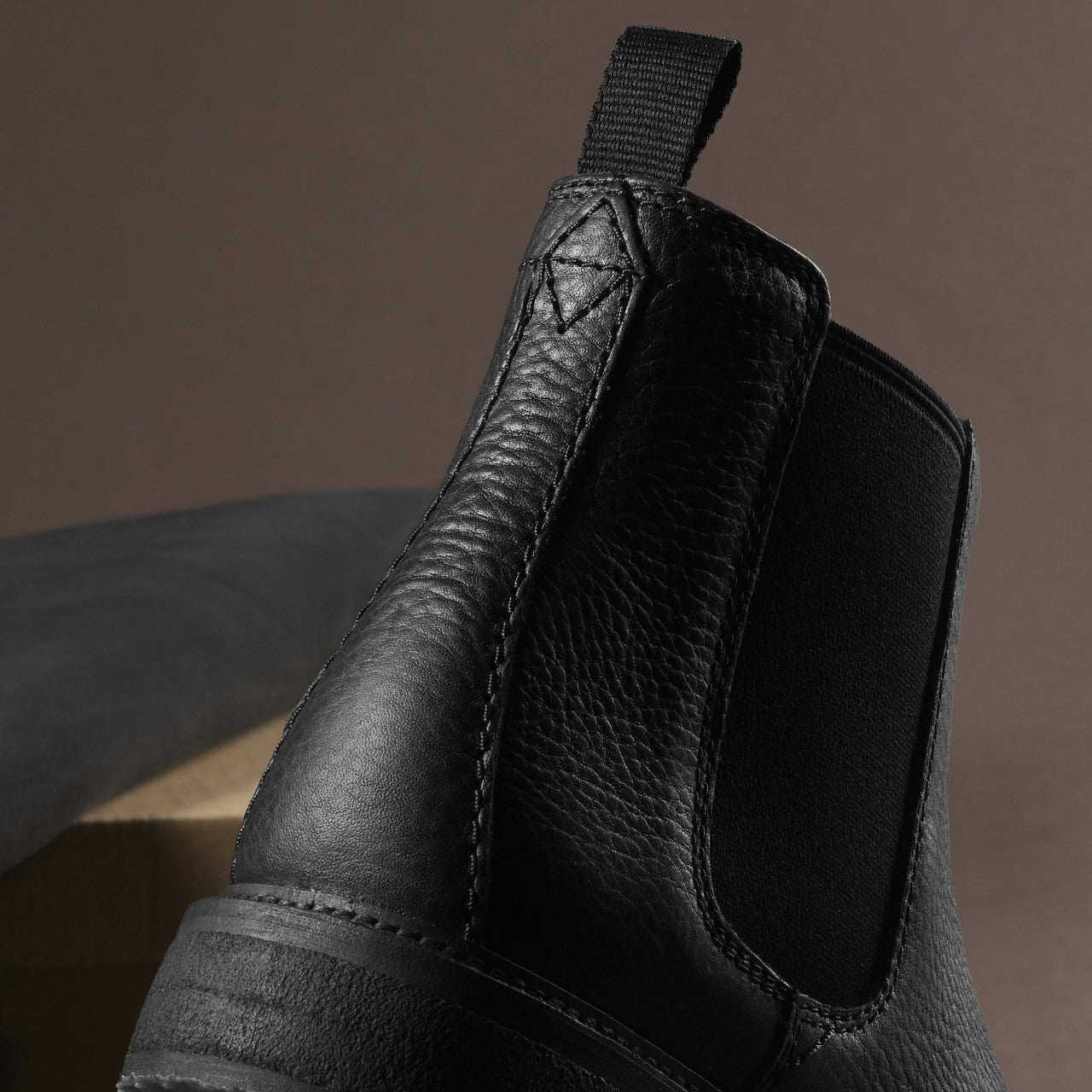 Clarkdale Easy Chelsea Boot Black Leather Clarks Men